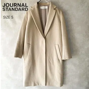 새상품급 저널 스탠다드 울 체스터 코트 베이지 S
