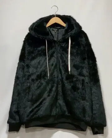 새상품 RE730 볼륨 샤기 후드 자켓