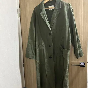 OAK + FORT 올리브 그린 롱 코트 오크앤포트