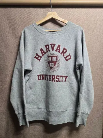 champion 복각 빨간색 단일 택 하버드 대학 리버스 위브 USA제