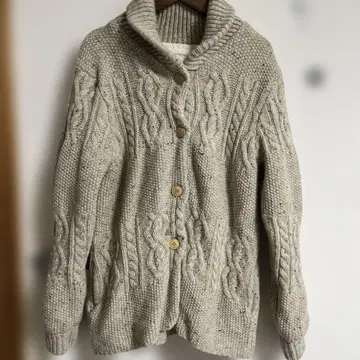 퓨어세신 울 100% 안감 부착 니트 가디건? 사만사 모스모스