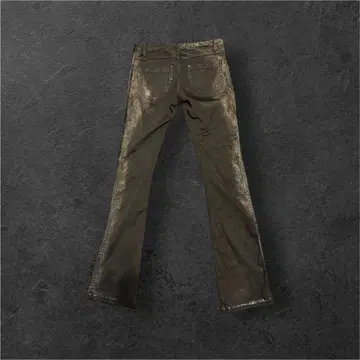 14th Addiction 코팅 플레어 데님 (착용 사진 있음)