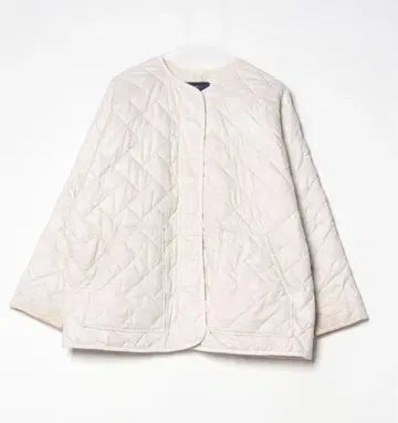 SHIPS 화이트 퀼팅 자켓