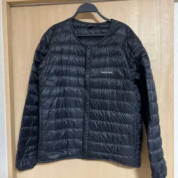 스페리오 다운 라운드넥 자켓 L 블랙 mont-bell