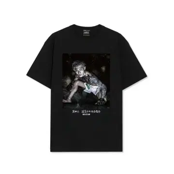 히라모토 렌 x RIZIN 콜라보 사진 T셔츠 BLK 블랙 L