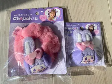 시나코 몬치치 콜라보 스크런치 헤어 클립 캐릭터 헤어 클립