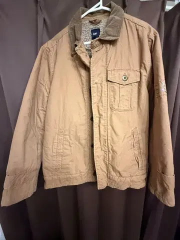 Gap 플리스 안감 자켓 베이지