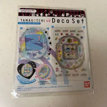 TAMGOCHI 4U 데코 세트 레인보우 멜로디 스타일
