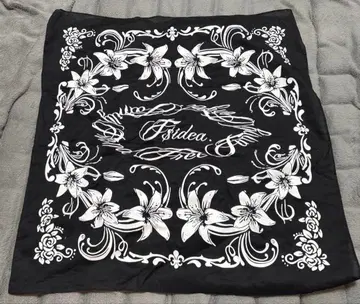 Fsidea 꽃무늬 반다나 블랙 에프이디어