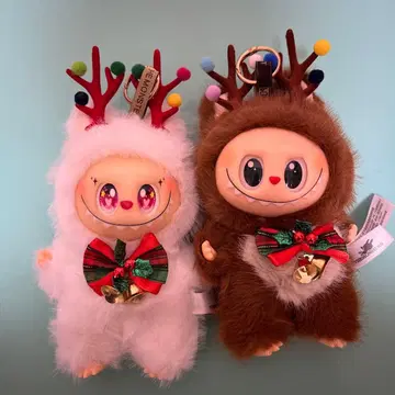 러브러브 크리스마스 루돌프 봉제 인형 2개 세트