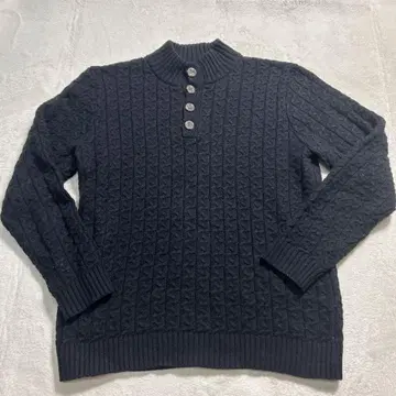 Eddie Bauer 에디 바우어 하프 버튼 니트 스웨터