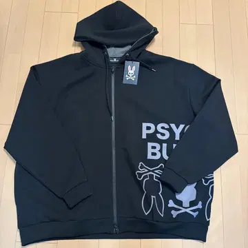 PSYCHO BUNNY 블랙 후드티