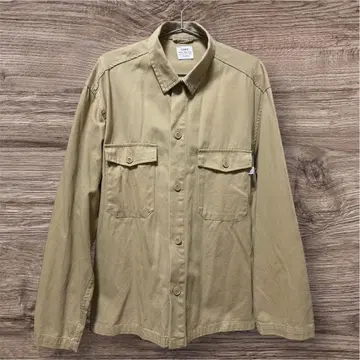 coen 베이지 밀리터리 셔츠
