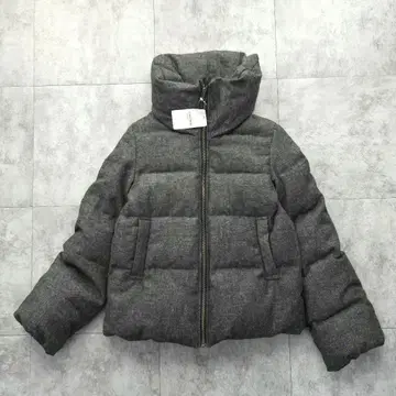 미사용급 스픽 앤 스팬 F 다운 자켓 울 짧은 기장 두꺼운 소재