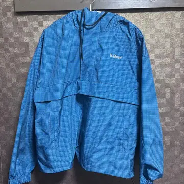 b.Base 라이트 블루 아노락 후드티