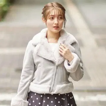 tocco closet 토코 클로젯 페이크 무스탕 라이더스