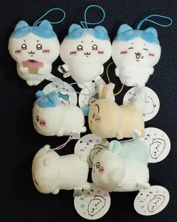 치이카와 봉제 인형 하치와레 치이카와 토끼 모몽가 묶음 판매 7개