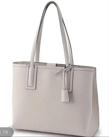 한 장으로 만든 토트백 라이트 그레이