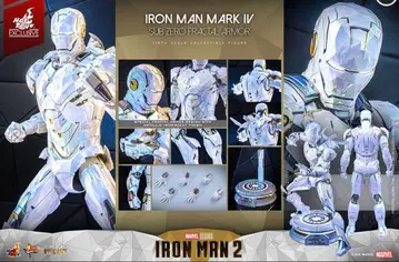 1/6 스케일 피규어 아이언맨 마크 4 ( 화이트 프리즘 아머 )