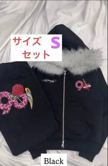 9090 girl x Ed Hardy 90 로고 셋업