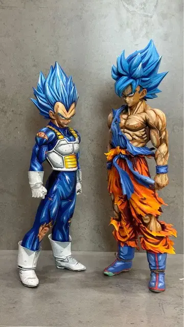 드래곤볼 베지터와 손오공 피규어 2체 세트 파랑