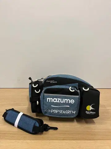 [ 새상품 ] POP SEA CREW x mazume 레드문 힙색 IV