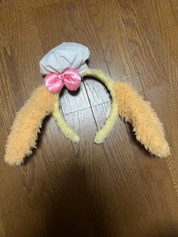 토끼 귀 머리띠 (리본 포함)