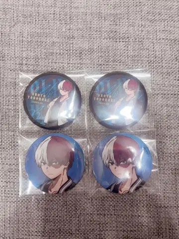 히로아카 토도로키 쇼토 착용! 스카잔 캔뱃지 4개 세트