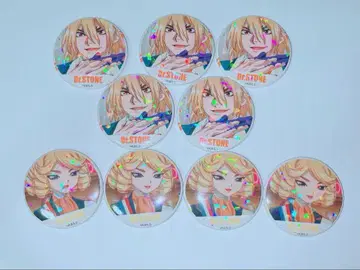 Dr.STONE 반짝이는 장면 사진 캔뱃지 나나미 류스이 프랑수아