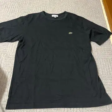 LACOSTE 블랙 T셔츠 L