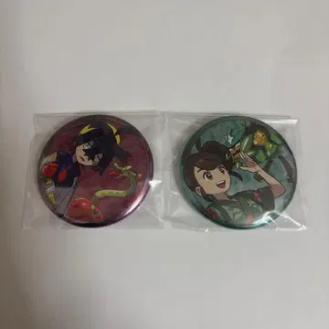 포켓몬 제로의 비보 스구리 아오이 캔뱃지 2개 세트