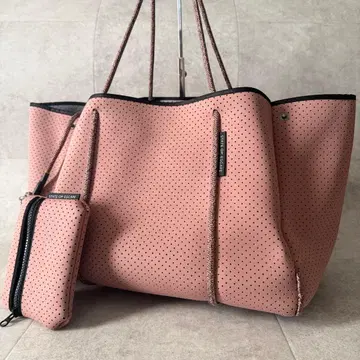 스테이트 오브 이스케이프 백 파우치 포함 핑크 대용량