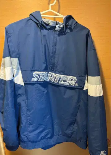 STARTER 후드 부착 나일론 자켓 아노락 후드티 L