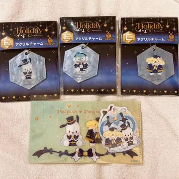 happy복권 E상 F상 아크릴 참&스티커 세트