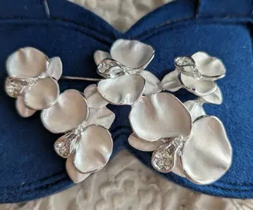 반돔 부티크 팔레놉시스 클리어 비쥬 파르페 에나멜 브로치