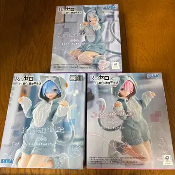 Re: 제로 에밀리아/렘/라무 Yumemirize 피규어 3체 세트