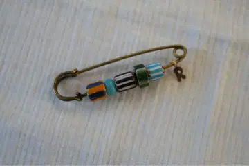 45rpm 앤티크 비즈 스톨 핀