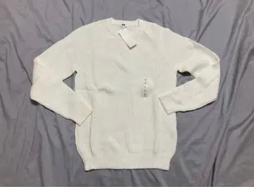 유니클로 니트 스웨터 남성용 여성용 크루넥 가디건