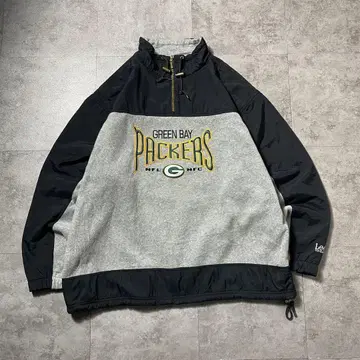 [ XL ] Lee Sport NFL 패커스 하프 지퍼 자수 로고 플리스