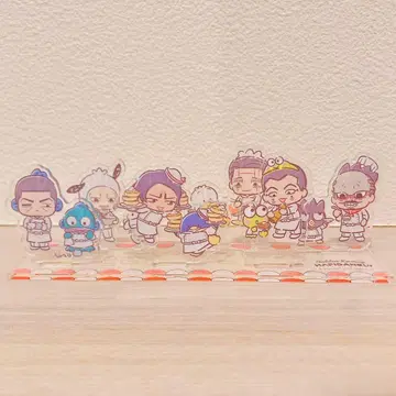 콜라보 카페 한정판 제7사단 산리오 아크릴 스탠드 골든 카무이