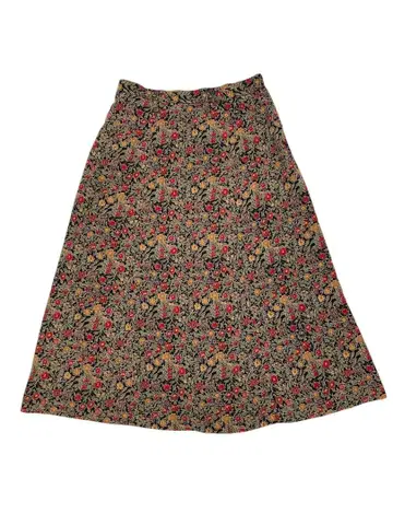 새상품급 플레어 스커트 꽃무늬 무릎 기장 S 상당