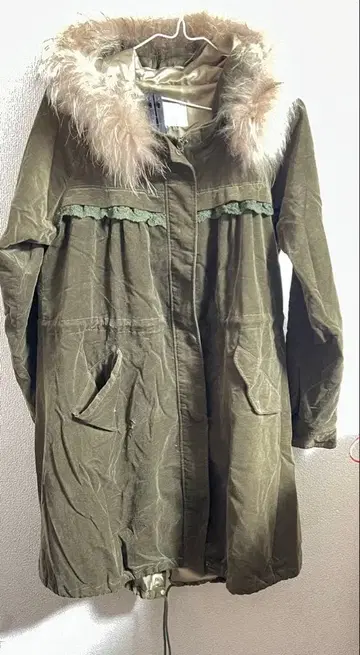 익명 배송/핑크하우스 코듀로이 모즈 코트