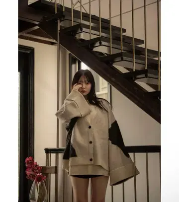 mideal mix color 가디건