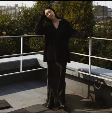 2021AW V넥 니트 캐시미어 블랙