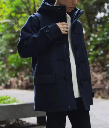 숏 더플 코트 L 네이비