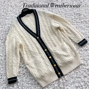 하자 있음 Traditional Weatherwear 니트 가디건