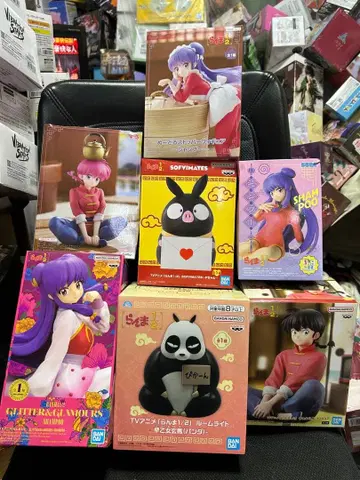 란마 1/2 피규어 7점 세트 미사용