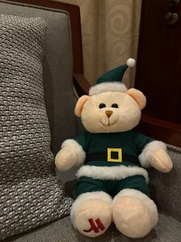 marriott 크리스마스 곰 봉제 인형
