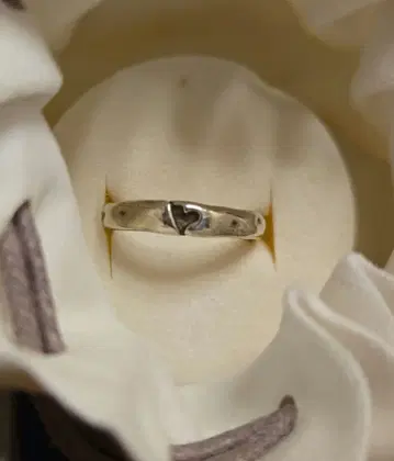 STAR JEWELRY 실버 925 반지 하트 모티브 LOVE 각인 있음