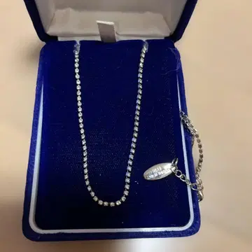 실버 스톤 목걸이